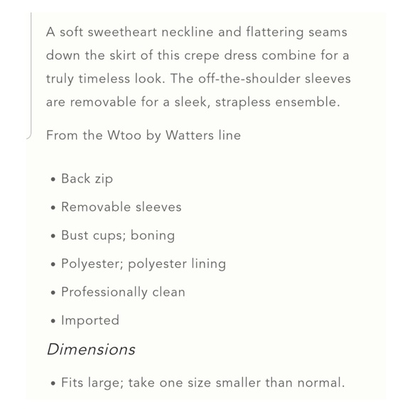 - Watters&Watters /Anthropologie Formal Dress - Picture 7 of 8